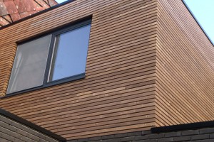 Gevelbekleding in hout: thermowood