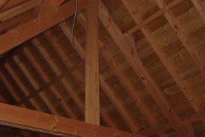 Geschaafd timmerwerk in oregon