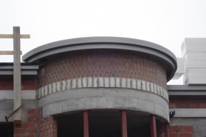 Dakrand in Rockpanel (gebogen)